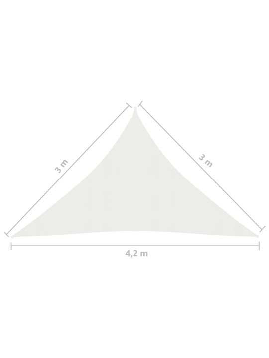 Aurinkopurje 160 g/m² valkoinen 3x3x4,2 m HDPE