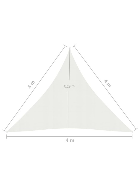 Aurinkopurje 160 g/m² valkoinen 4x4x4 m HDPE