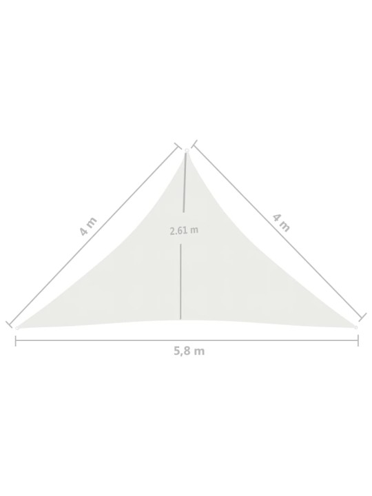 Aurinkopurje 160 g/m² valkoinen 4x4x5,8 m HDPE