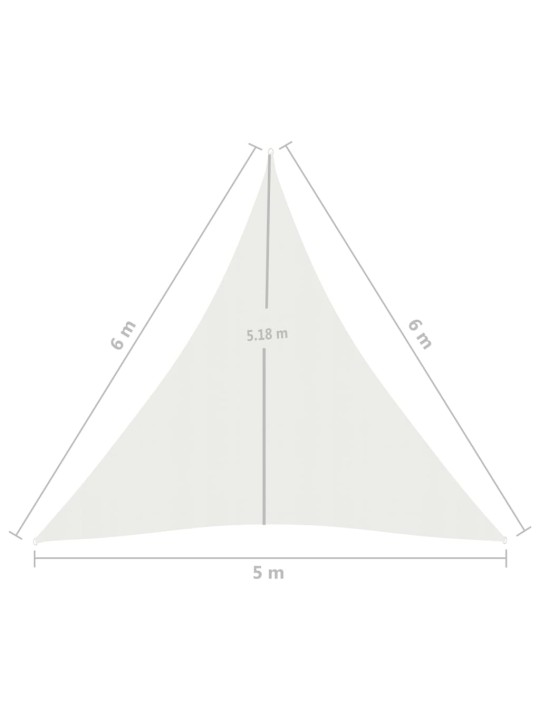 Aurinkopurje 160 g/m² valkoinen 5x6x6 m HDPE