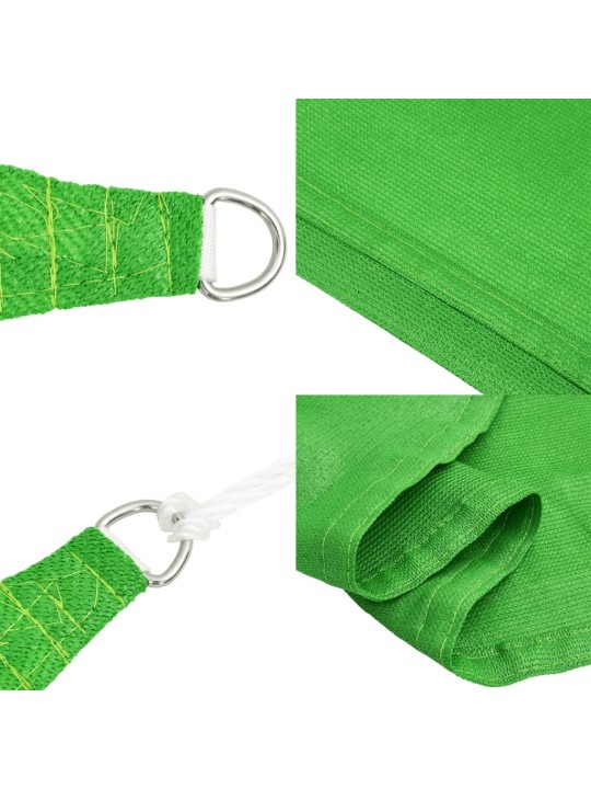 Aurinkopurje 160 g/m² vaaleanvihreä 2,5x2,5 m hdpe