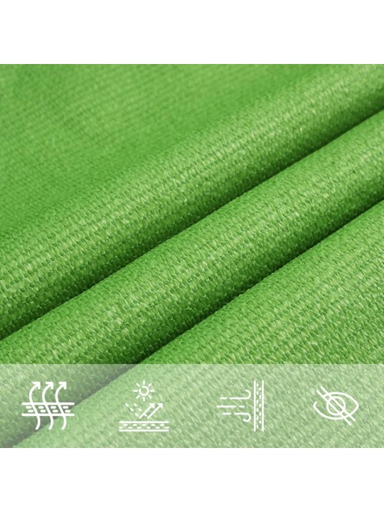 Aurinkopurje 160 g/m² vaaleanvihreä 2,5x3 m hdpe