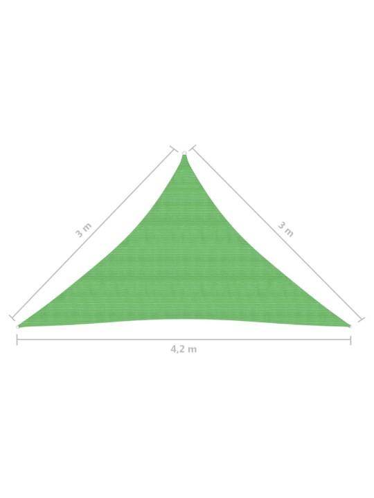 Aurinkopurje 160 g/m² vaaleanvihreä 3x3x4,2 m HDPE