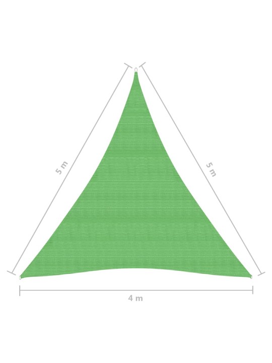 Aurinkopurje 160 g/m² vaaleanvihreä 4x5x5 m HDPE