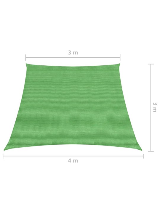 Aurinkopurje 160 g/m² vaaleanvihreä 3/4x3 m HDPE