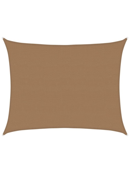 Aurinkopurje 160 g/m² taupe 6x7 m HDPE