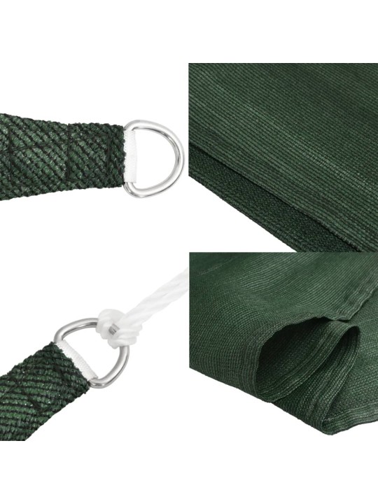 Aurinkopurje 160 g/m² tummanvihreä 2,5x2,5x3,5 m hdpe