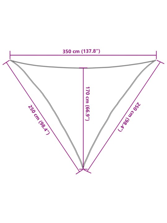 Aurinkopurje 160 g/m² tummanvihreä 2,5x2,5x3,5 m hdpe