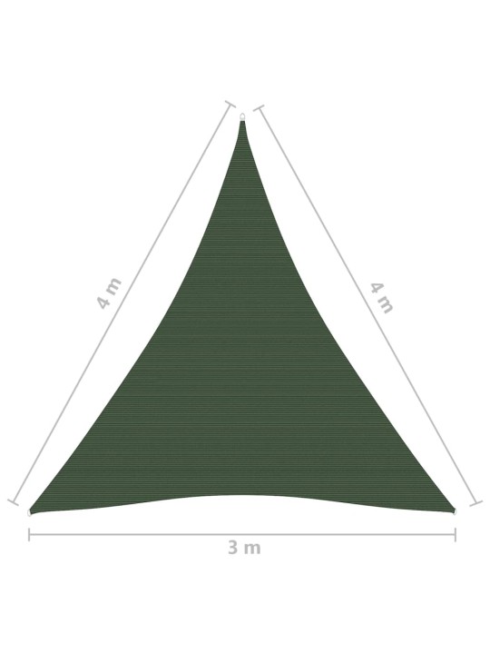 Aurinkopurje 160 g/m² tummanvihreä 3x4x4 m HDPE