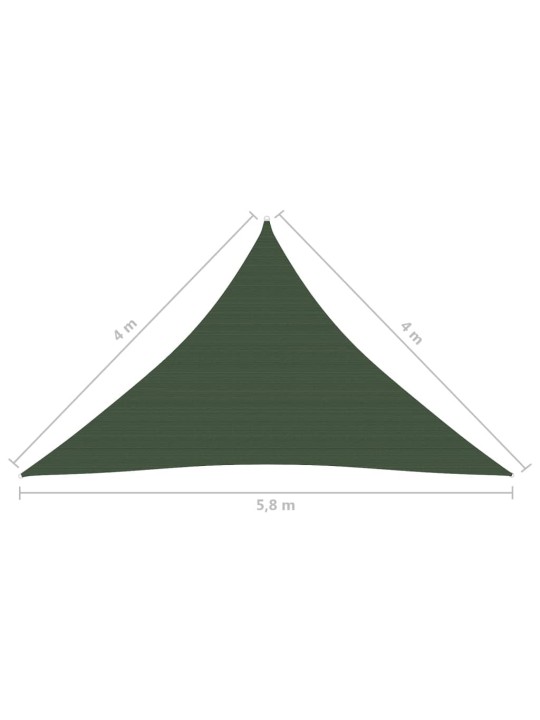 Aurinkopurje 160 g/m² tummanvihreä 4x4x5,8 m HDPE