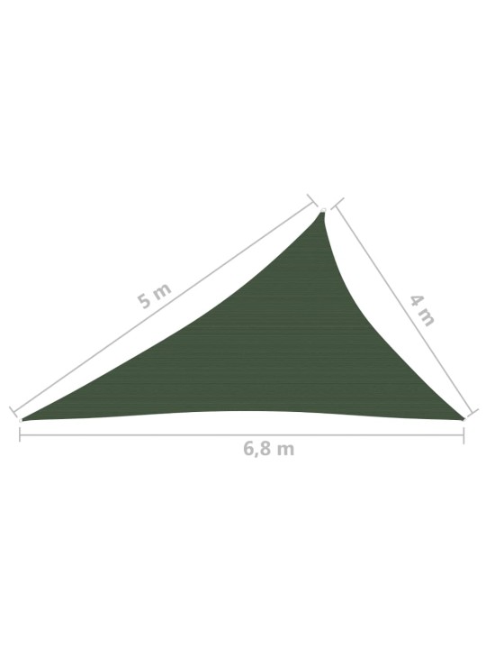 Aurinkopurje 160 g/m² tummanvihreä 4x5x6,8 m HDPE