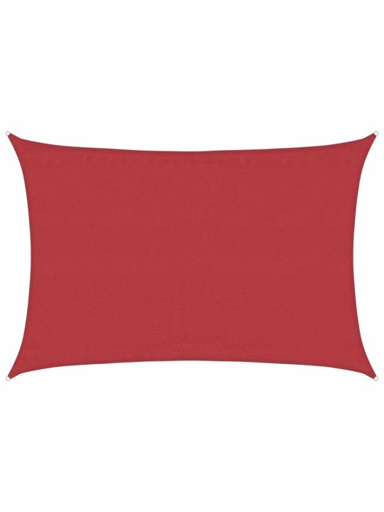 Aurinkopurje 160 g/m² punainen 4x6 m hdpe