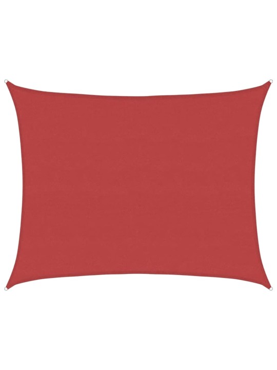 Aurinkopurje 160 g/m² punainen 6x7 m hdpe