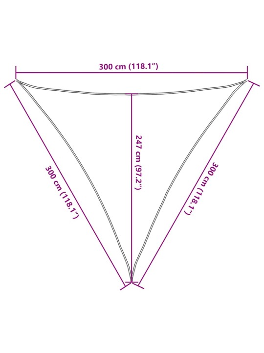 Aurinkopurje 160 g/m² oranssi 3x3x3 m hdpe