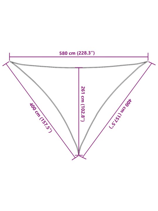 Aurinkopurje 160 g/m² oranssi 4x4x5,8 m hdpe