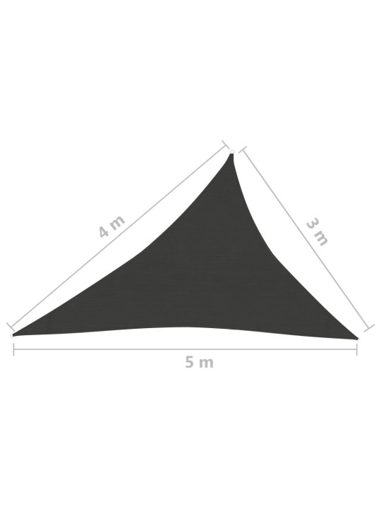 Aurinkopurje 160 g/m² musta 3x4x5 m HDPE