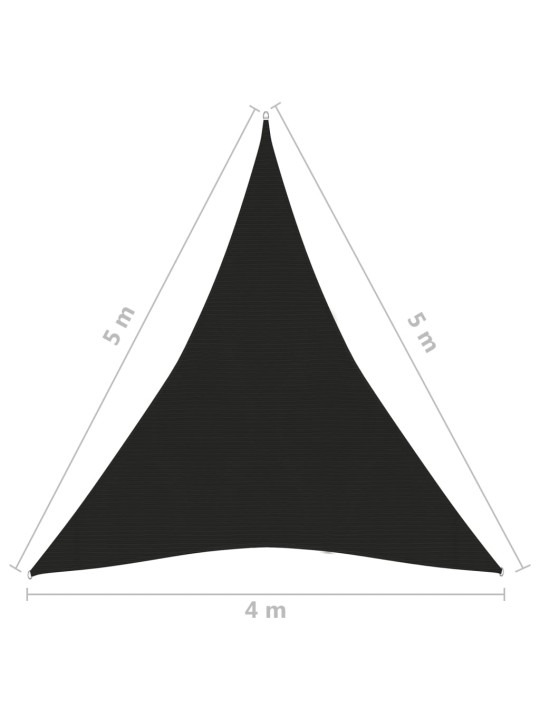 Aurinkopurje 160 g/m² musta 4x5x5 m HDPE