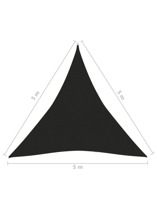 Aurinkopurje 160 g/m² musta 5x5x5 m HDPE