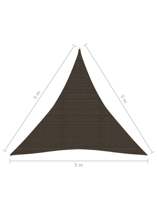 Aurinkopurje 160 g/m² ruskea 5x5x5 m HDPE