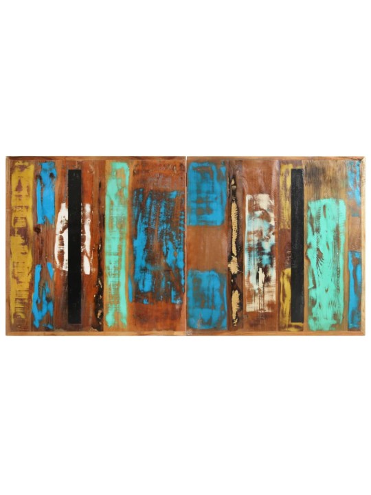 Ruokapöytä 140x70x76 cm kierrätetty täyspuu