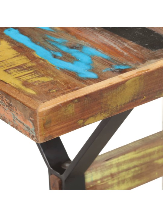 Ruokapöytä 140x70x76 cm kierrätetty täyspuu
