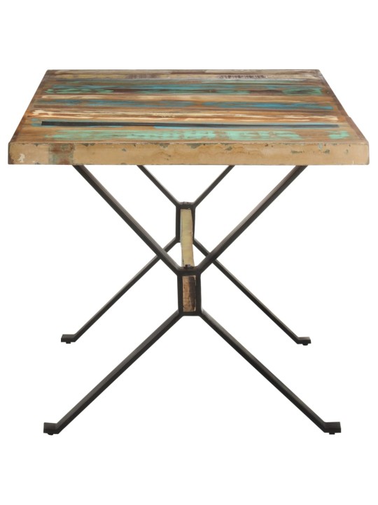 Ruokapöytä 160x80x76 cm kierrätetty täyspuu