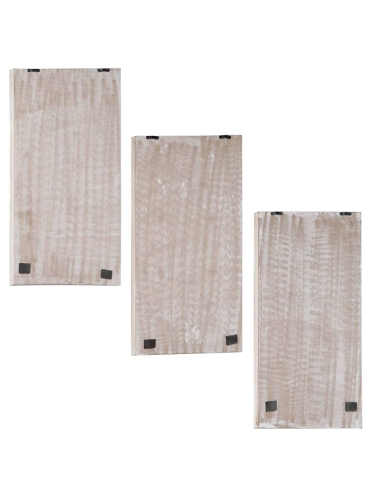 Käsinveistetty seinäpaneeli 3 kpl mdf 40x60x1,5 cm