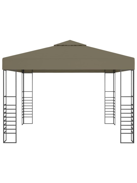 Juhlateltta 3x3 ruskeanharmaa 180 g/m²