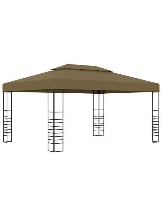 Huvimaja 3x4 m ruskeanharmaa 180 g/m²