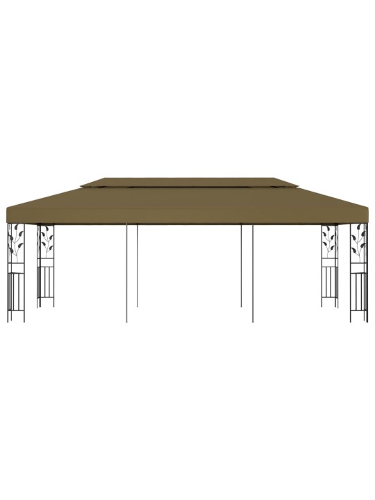 Huvimaja 6x3 m ruskeanharmaa 180 g/m²