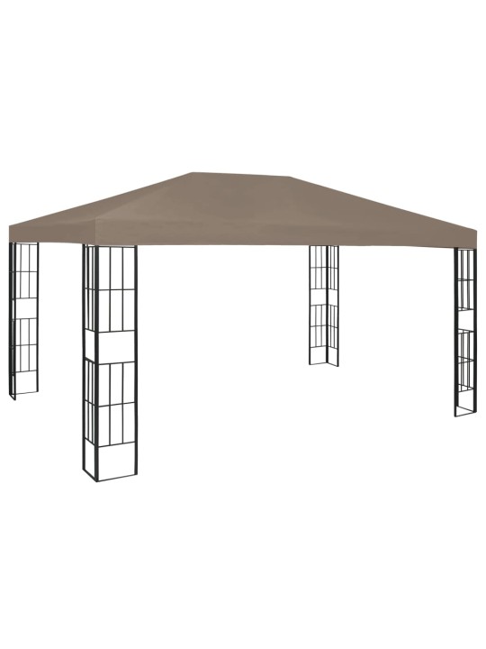 Huvimaja 4x3 m ruskeanharmaa