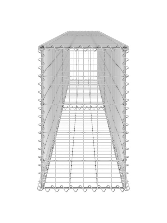 Gabion-kivikori kansilla galvanoitu teräs 300x30x50 cm