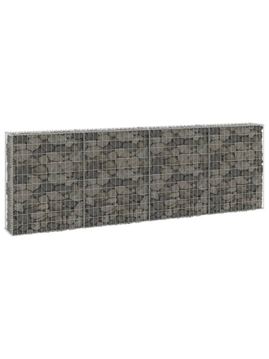 Gabion-kivikori kansilla galvanoitu teräs 300x30x100 cm