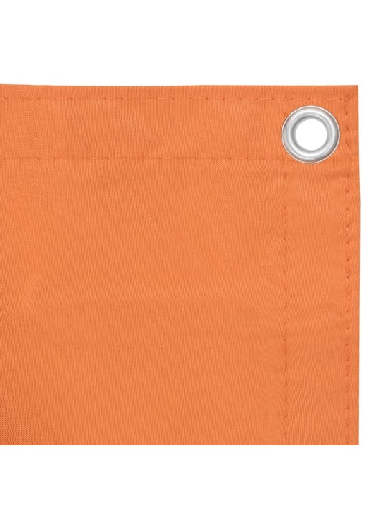 Parvekkeen suoja oranssi 75x400 cm oxford kangas