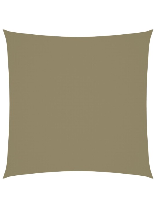 Aurinkopurje Oxford-kangas neliönmuotoinen 3x3 m beige