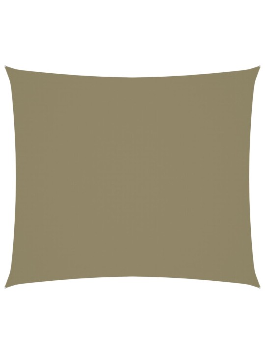 Aurinkopurje Oxford-kangas suorakaide 2x2,5 m beige