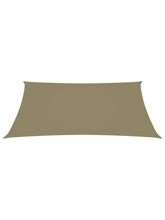 Aurinkopurje Oxford-kangas suorakaide 2x3 m beige