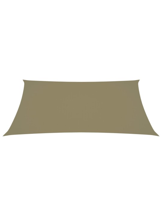 Aurinkopurje Oxford-kangas suorakaide 2x3,5 m beige