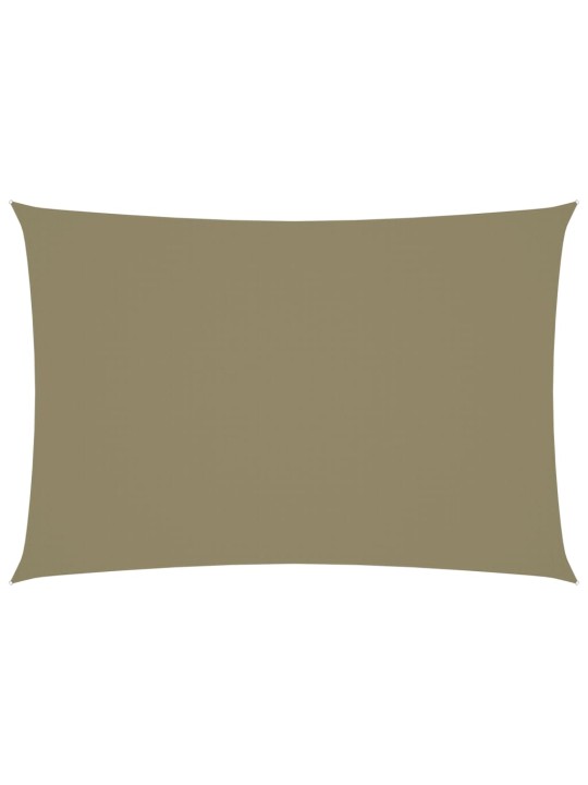 Aurinkopurje Oxford-kangas suorakaide 3x5 m beige