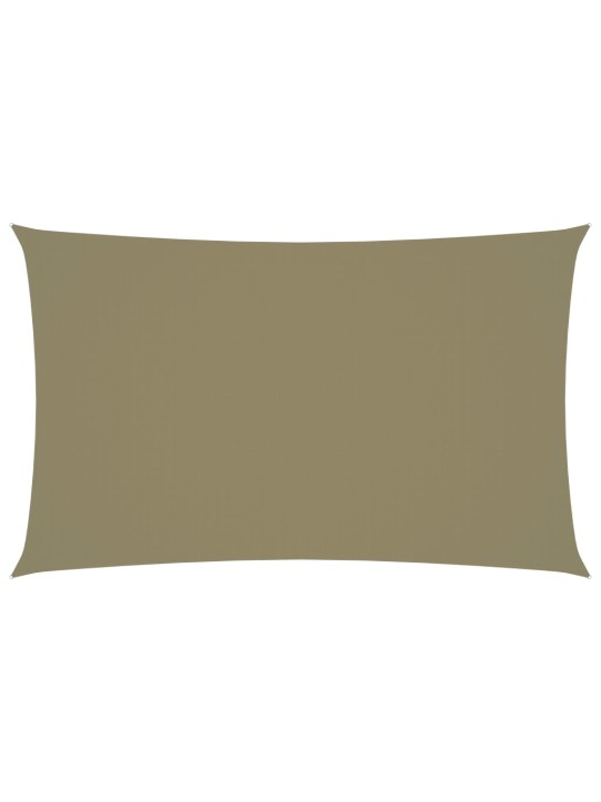 Aurinkopurje Oxford-kangas suorakaide 3x6 m beige