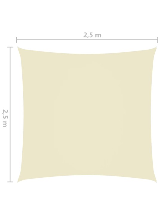 Aurinkopurje Oxford-kangas neliö 2,5x2,5 m kerma