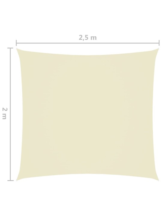 Aurinkopurje Oxford-kangas suorakaide 2x2,5 m kerma