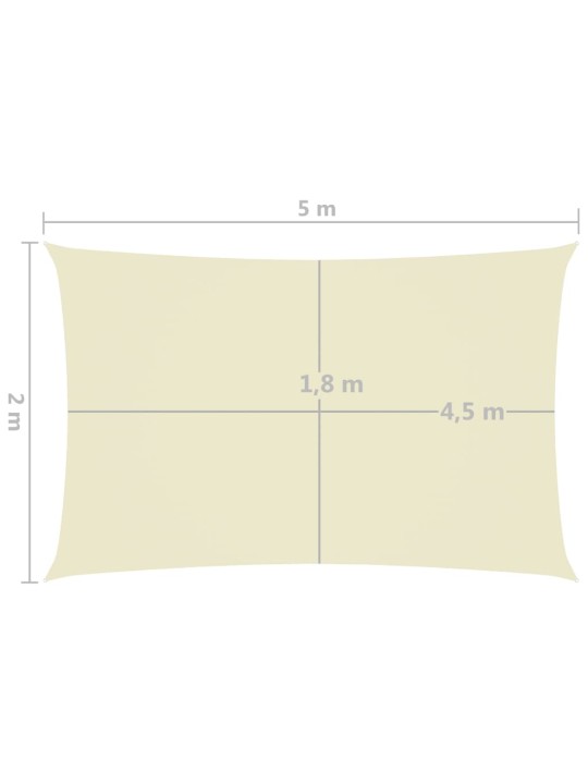 Aurinkopurje Oxford-kangas suorakaide 2x5 m kerma