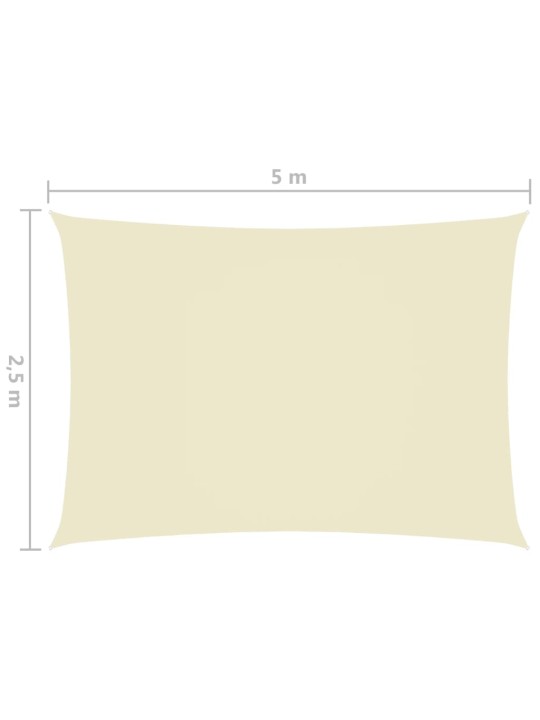 Aurinkopurje Oxford-kangas suorakaide 2,5x5 m kerma