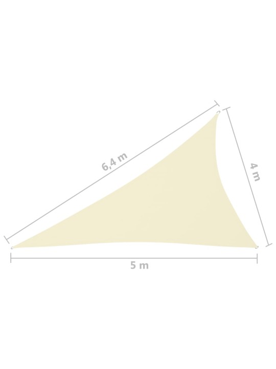 Aurinkopurje Oxford-kangas kolmio 4x5x6,4 m kerma