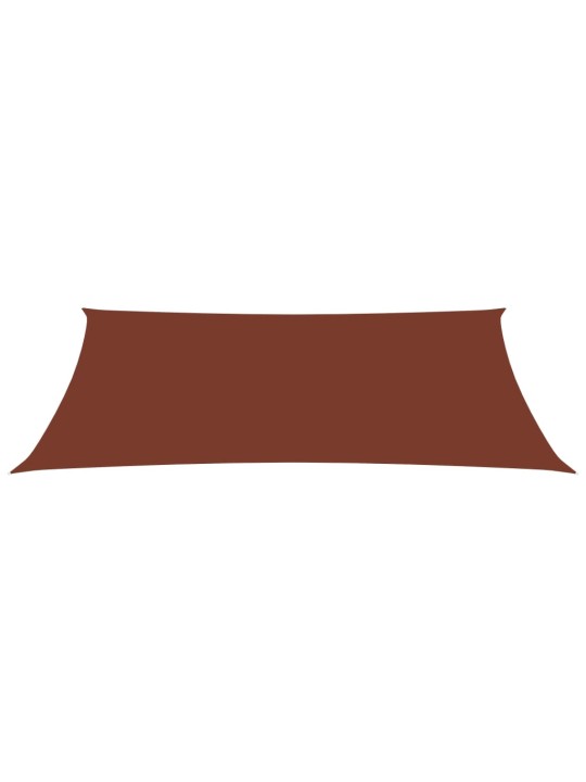 Aurinkopurje Oxford kangas suorakaide 2x5 m terrakotta
