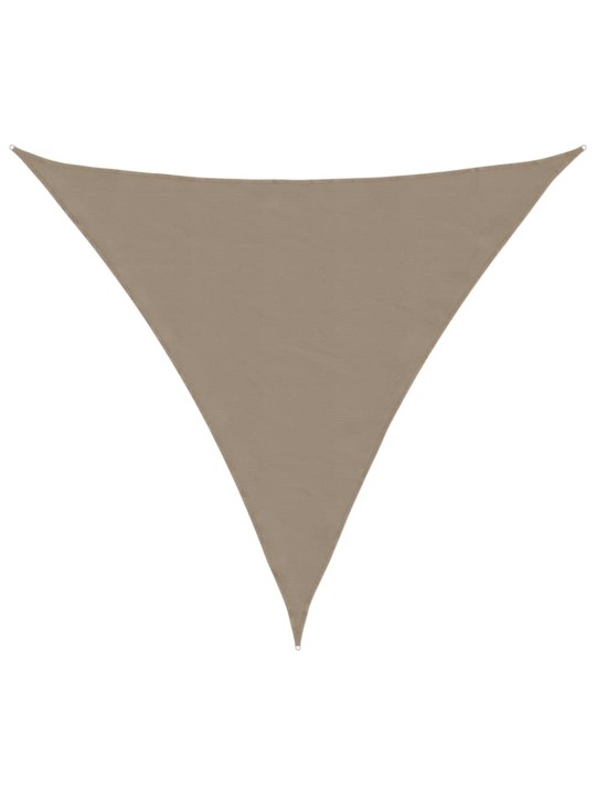 Aurinkopurje oxford-kangas kolmio 3,6x3,6x3,6 m harmaanruskea