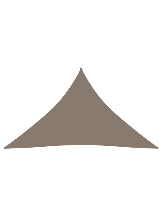 Aurinkopurje oxford-kangas kolmio 3,5x3,5x4,9 m harmaanruskea