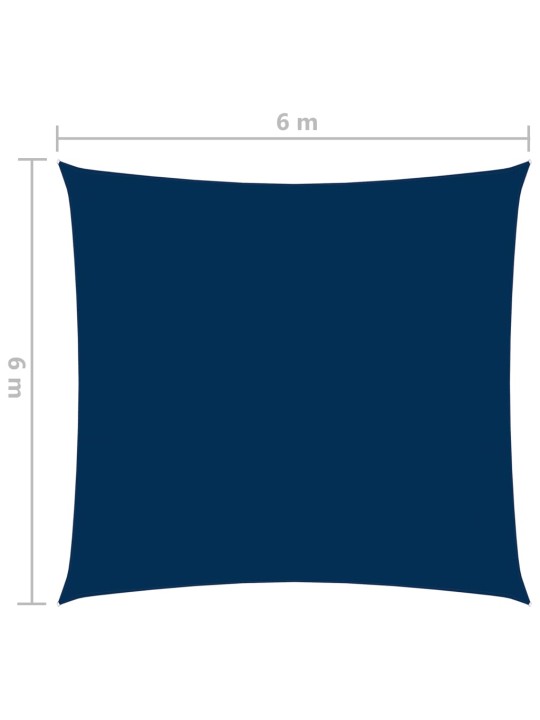 Aurinkopurje Oxford-kangas neliö 6x6 m sininen