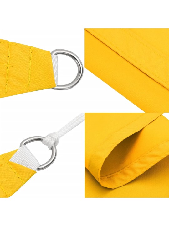 Aurinkopurje oxford-kangas kolmio 2,5x2,5x3,5 m keltainen